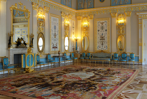The Arabesque Room of the Catherine Palace in Tsarskoye Selo (Pushkin), Saint Petersburg, Rusia