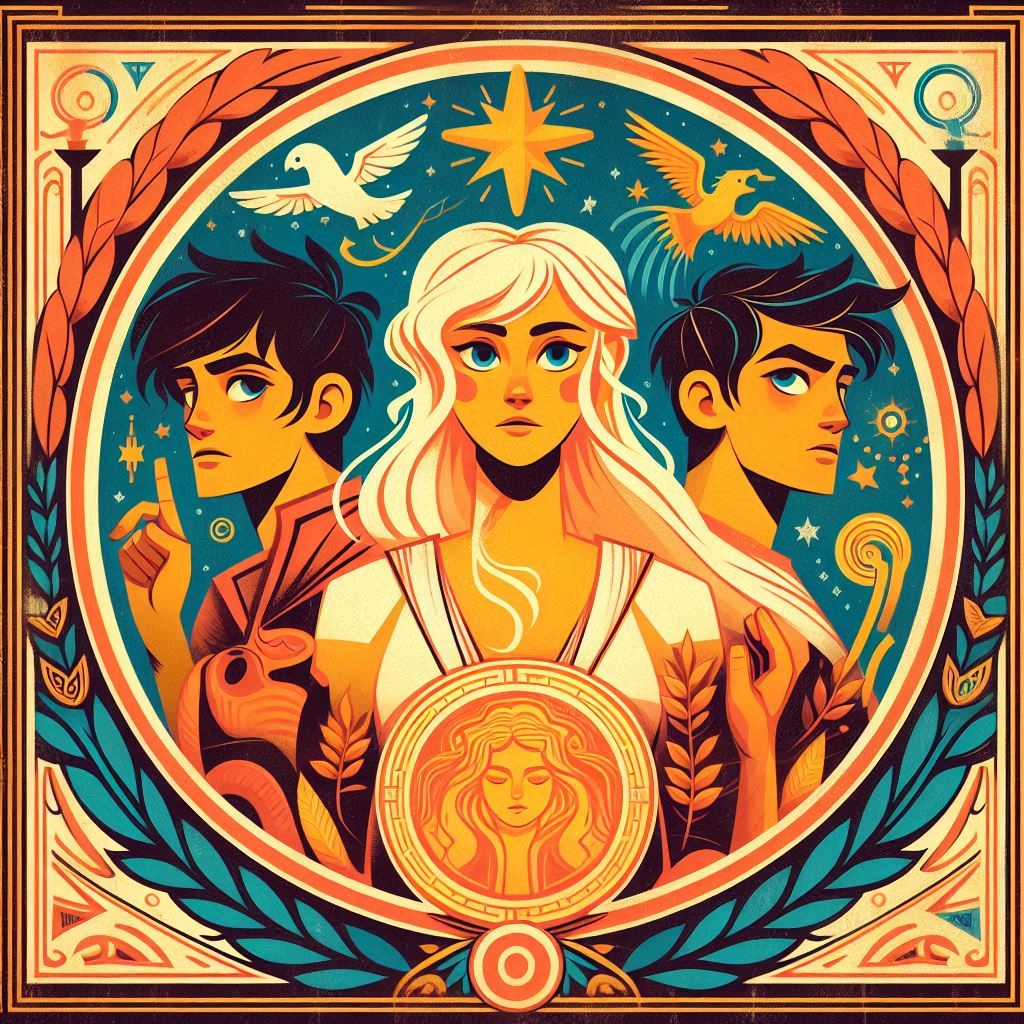 AI Cover from the Book The Mark of Athena