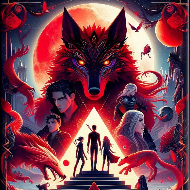 AI Cover from the Book The Red Pyramid