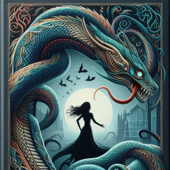 AI Cover from the Book The Serpent's Shadow