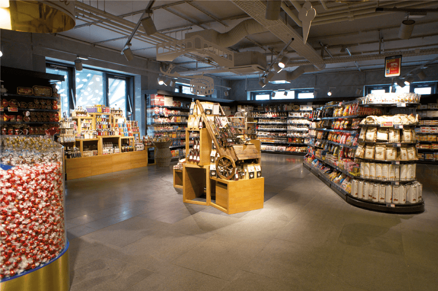 Merkur Wien Ladenfläche