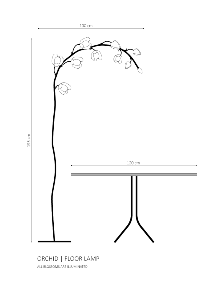 Stehlampe Illustration