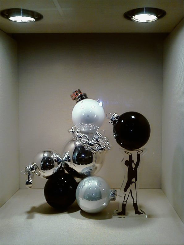 Hermes Schaufenster Xmas