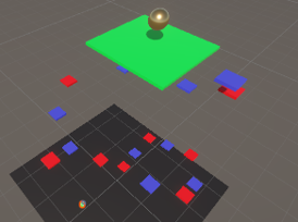 prototyp level von einem 3D-Platformer