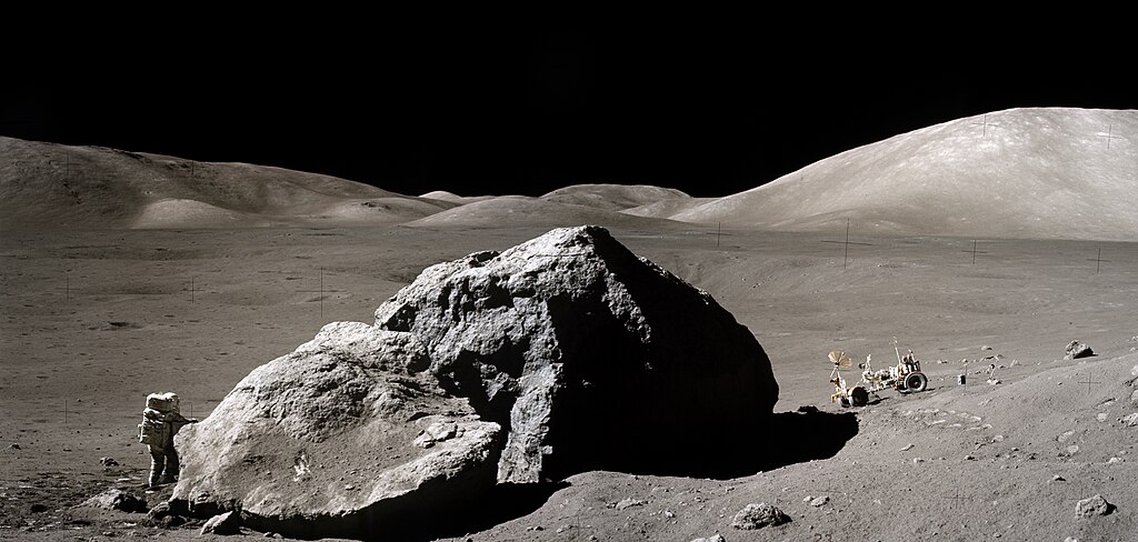 Apollo 17 Harrison H. Schmitt and Tracy's Rock