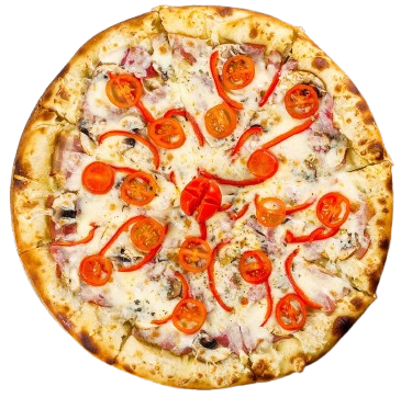 Pepper-Tomato Pizza