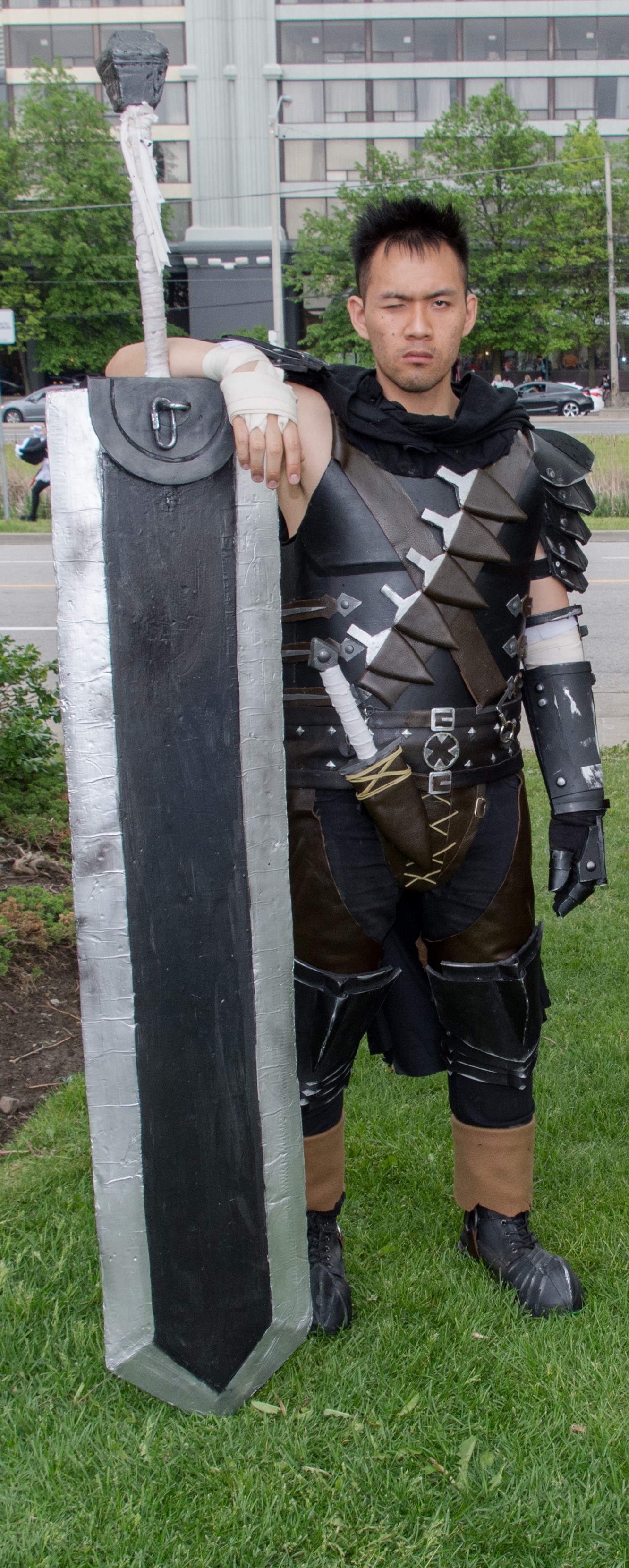 Cosplay von Guts aus Berserk