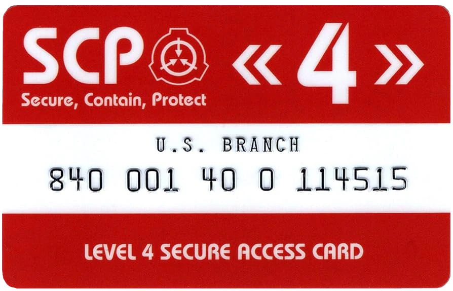 SCP Access Card Level 5