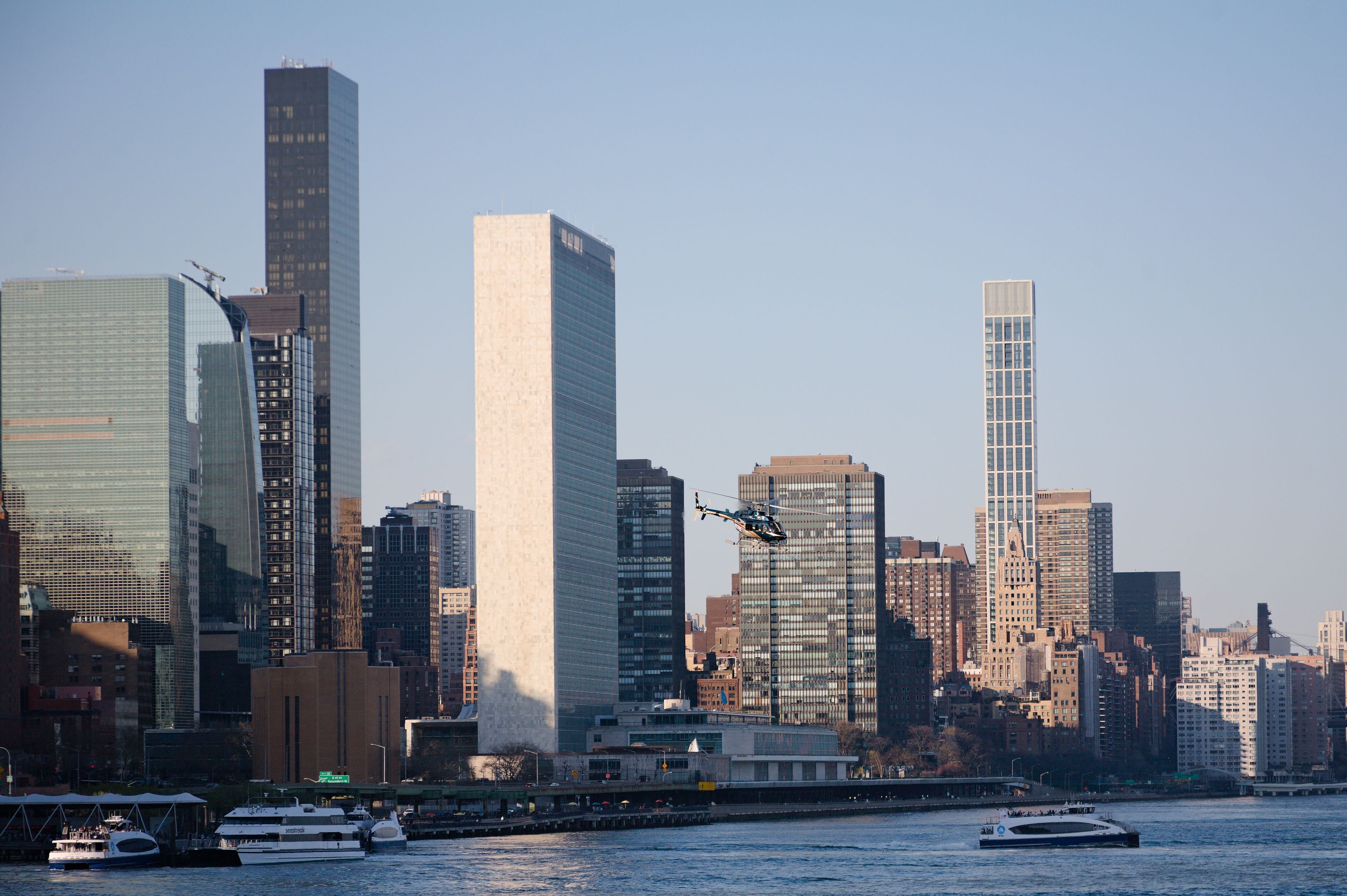 Reise nach New York, USA - Lichter von New York