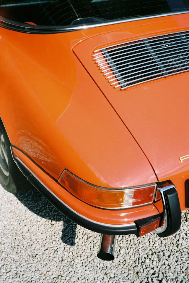 Orange Porsche